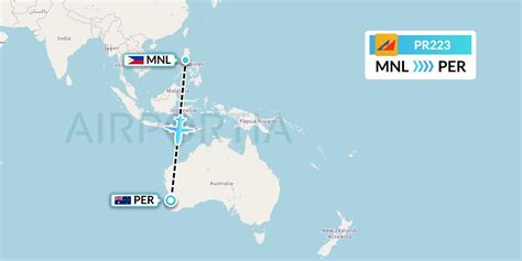The Long Flight From Perth To The Philippines.